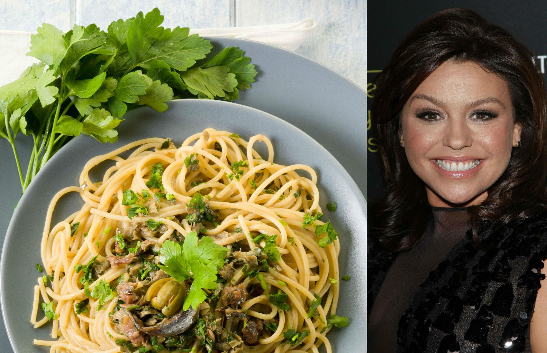 Rachael Ray – spaghetti with garlic and olive oil